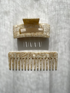 Beachwood Comb - Ivory